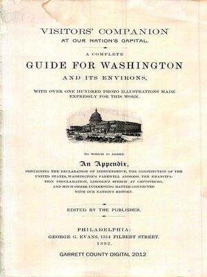 cover image of A Complete Guide for Washington and Its Environs